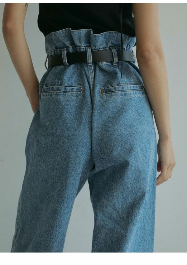 即納】 アンヌーク anuke 2025FallWinter ボトムス Waist Tuck Denim