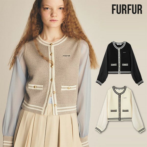 新作10%OFF】 ファーファー FURFUR トップス 25春夏 袖シアー
