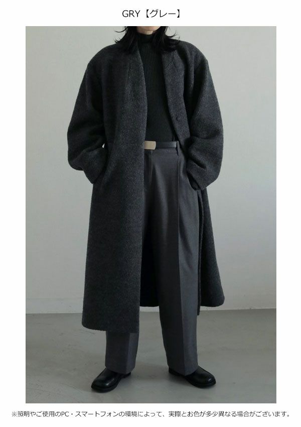 即納】 アンヌーク anuke 2025FallWinter ボトムス Wool Tuck Pants