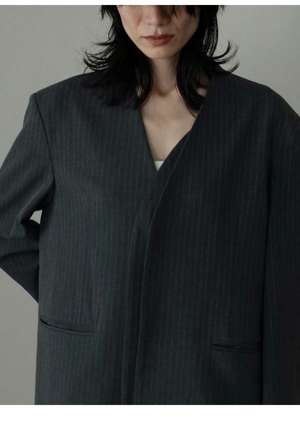 アンヌーク anuke 2025FallWinter アウター Collarless Over