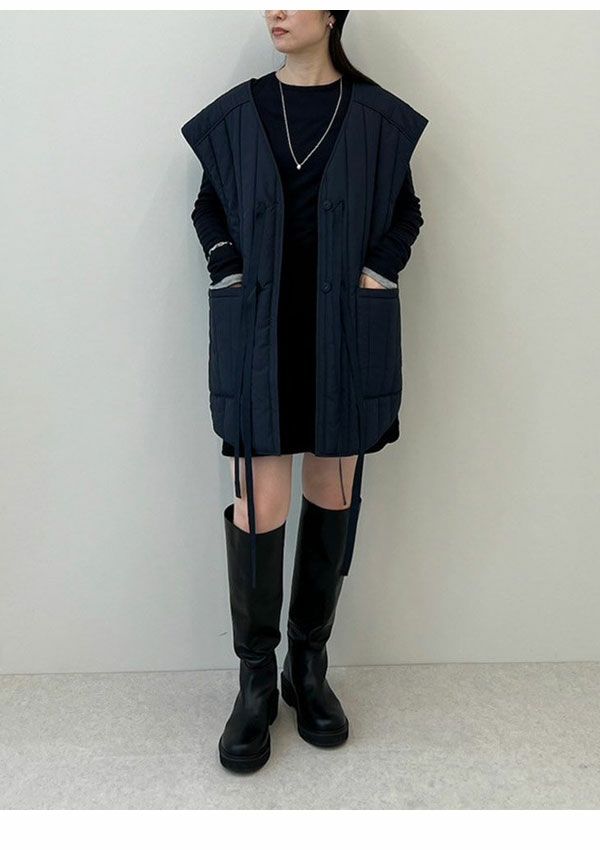 未使用】38 anuke アンヌーク エコレザーロングブーツ ànuke