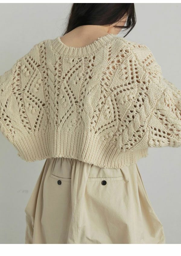 アンヌーク anuke 2025FallWinter トップス Cable Knit Cardigan