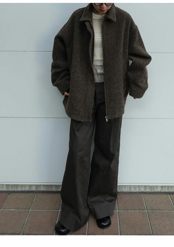 即納】 アンヌーク anuke 2025FallWinter アウター Sliver Zip Blouzon