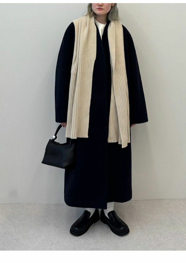 トクコ　モノトーン中わたコート　　　　　　【最終お値下げ！！】 ヤングアンドオルセン ロング コムフィー コート – YOUNG & OLSEN The