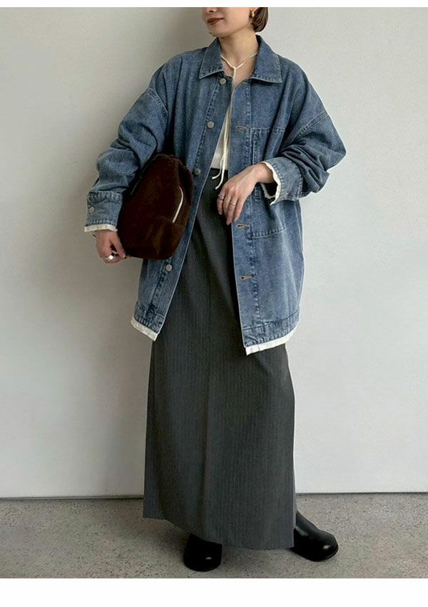 即納】 アンヌーク anuke 2025FallWinter アウター Denim Work Jacket