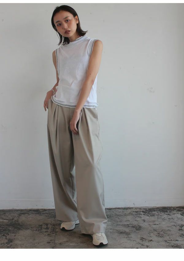 AGAWD Tuck Trousers Pants タックトラウザーパンツ パンツ