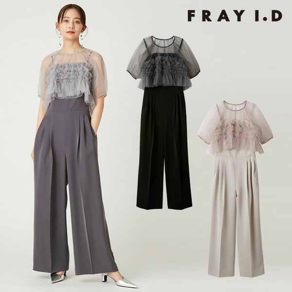 フレイアイディー FRAY I.D シースルーコンビネゾン