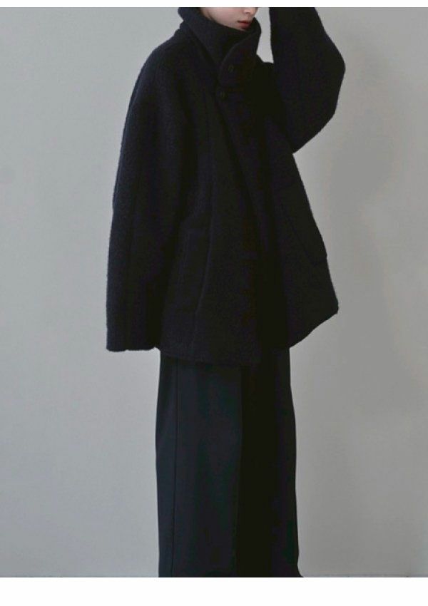 ジャケット・アウター todayful Standcollar Wool Coat black 36 todayful Standcollar Wool Coat black 36