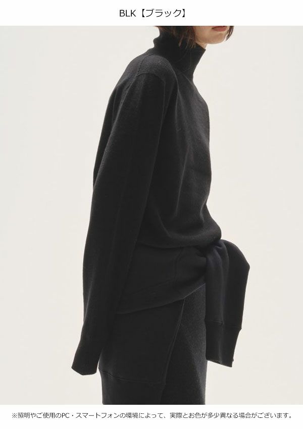 TODAYFUL - TODAYFUL【美品】Wool Turtle Knit★ungrid Skinlike Mercerized Wool Soft Sheer Pullover – Tibi Official