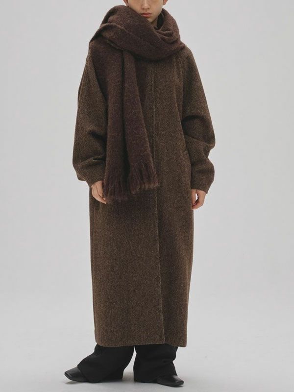 ポイント5倍5/3023:59ﾏﾃﾞ【予約販売】TODAYFUL2024winterトゥデイフルアウターMixwoolRaglanCoat10月下旬～11月中旬予約ミックスウールラグランコートロング丈長袖12420003