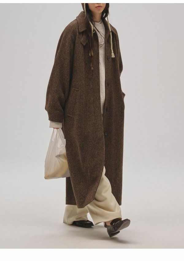 ジャケット・アウター wool raglan coat / todayful 即納】トゥデイフル TODAYFUL 2025winter アウター Mixwool Raglan