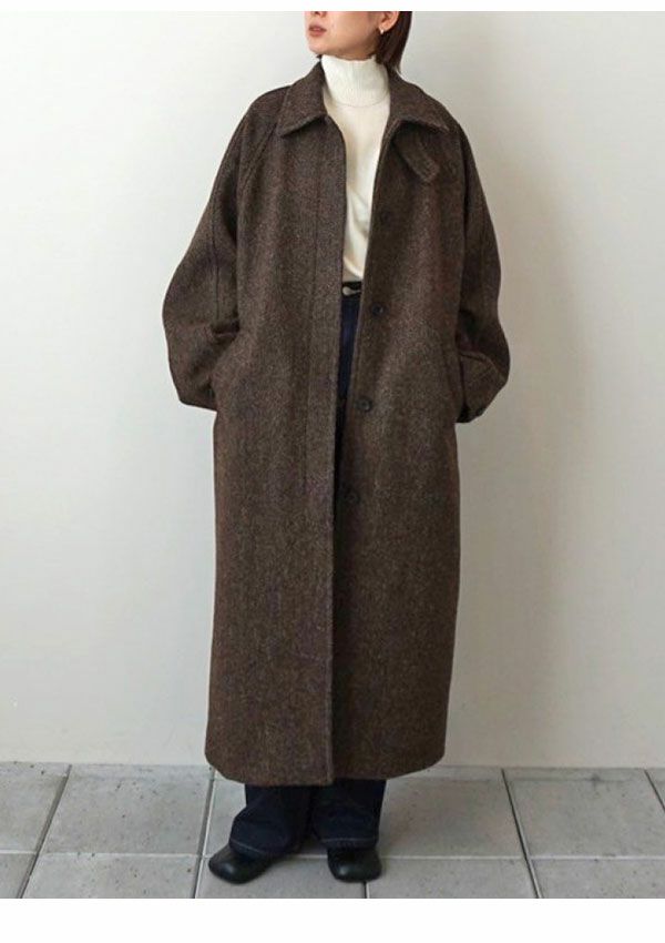 即納】トゥデイフル TODAYFUL 2025winter アウター Mixwool Raglan