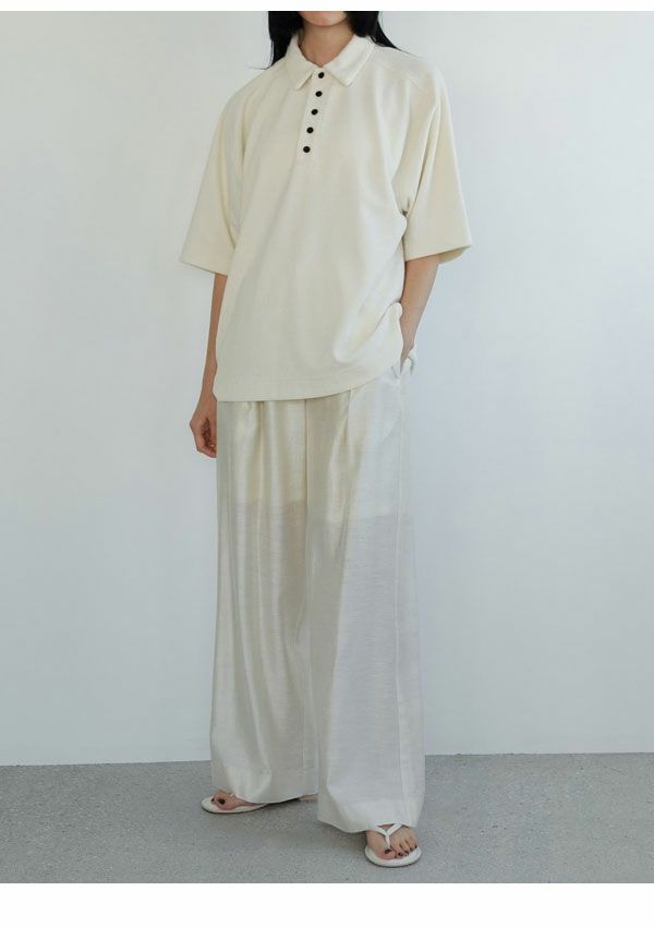 アンヌーク anuke 2025SpringSummer トップス Pile Polo Tops 8
