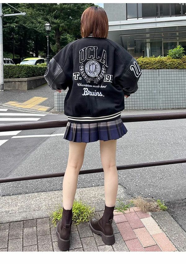 snidel スナイデル　スタジャン　サイズ1 UCLA/NUTMEG】スタジャン｜SNIDEL スナイデル