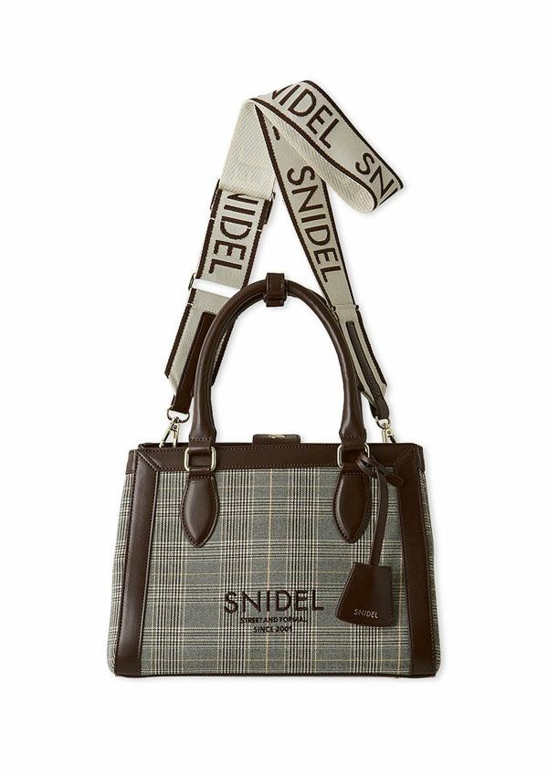 新作10%OFF】【即納】スナイデル SNIDEL バッグ 25秋冬 ロゴバッグ