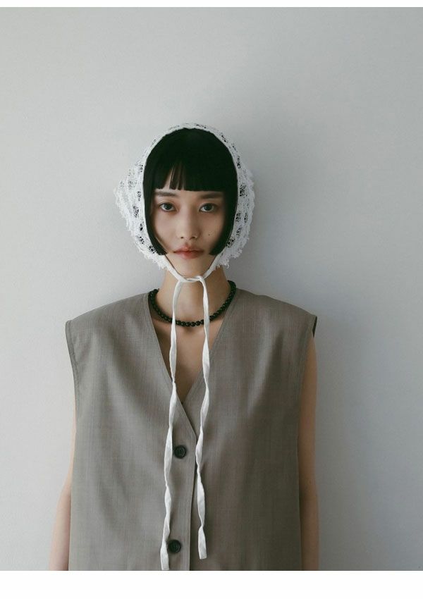 アンヌーク anuke 2025FallWinter 小物 Lace Babushka 8月中旬