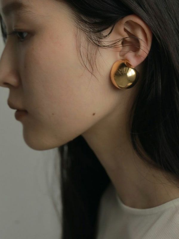 todayful Ball Earring (Silver925) TODAYFUL】Double Ball Ring