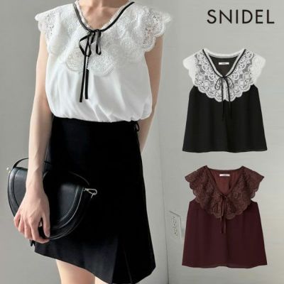 新作10%OFF】【即納】 スナイデル SNIDEL トップス 25秋冬 エン