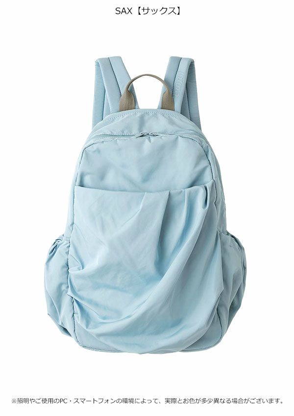 即納】 エミ emmi バッグ 25秋冬 eco 撥水ギャザーボディー