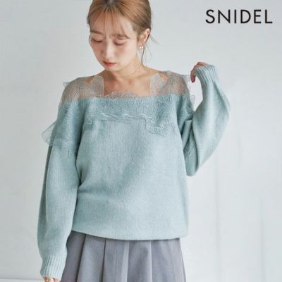 SNIDELトップス 新作10%OFF】 スナイデル SNIDEL トップス 25秋冬 レース