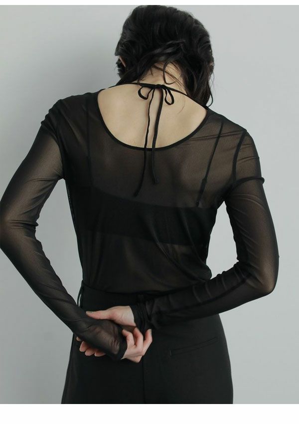 アンヌーク anuke 2026SpringSummer トップス 2way Sheer Tops 2月下旬