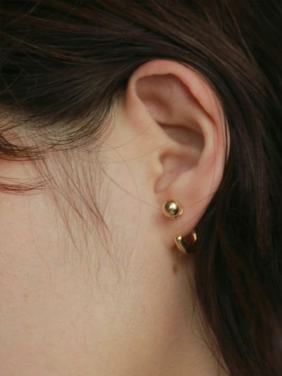 anuke Volume Ball Pierceゴールド ピアスtodayful anuke Volume Ball Pierceゴールド ピアスtodayful anuke Volume