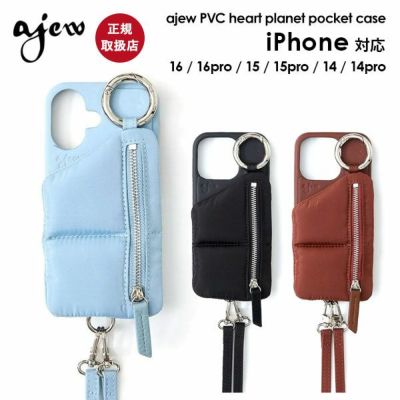 iPhone16/16pro対応】【即納】 エジュー ajew cadenas zipphone case