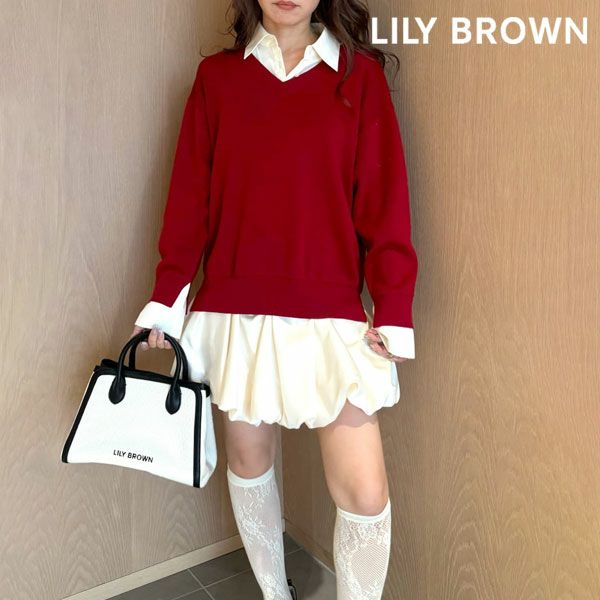SALE30%OFF】【即納】 リリー ブラウン LILY BROWN ワンピース 25秋冬