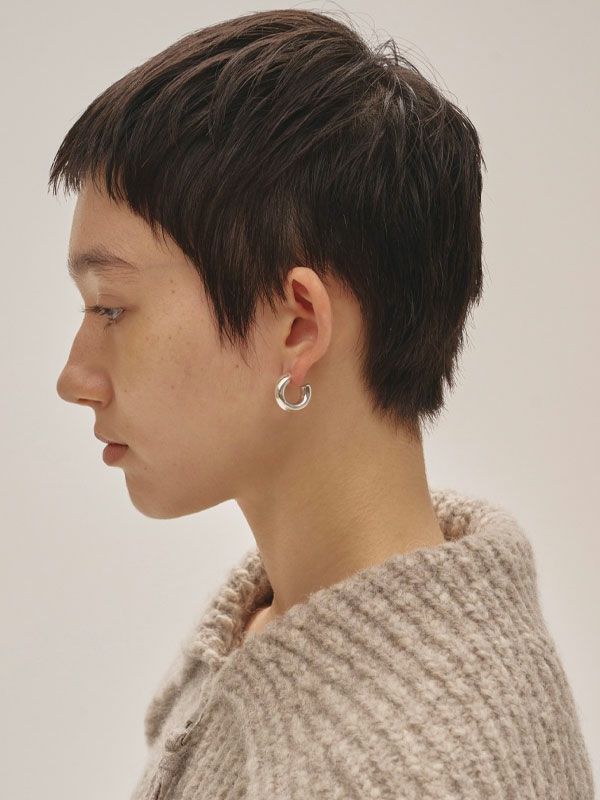 【即納】TODAYFUL2024springsummerトゥデイフルMiddleHoopPierce(Silver925)ミドルフープピアスアクセサリー12290902