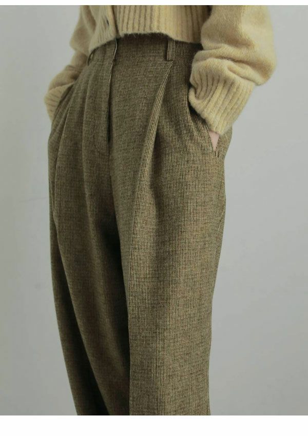アンヌーク　Check Tuck Pants 36 anuke 】Check Tuck Pants | valance 福井｜レディース セレクト