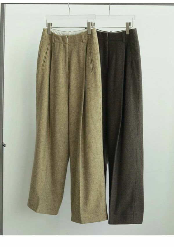 アンヌーク　Check Tuck Pants 36 ànuke online store（アンヌーク） / Check Tuck PantsCheck Tuck