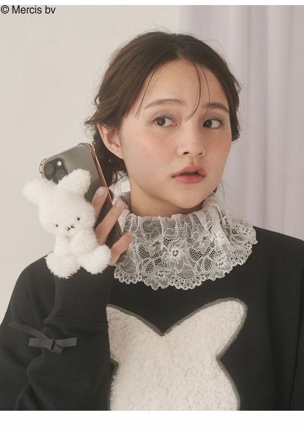 即納】 メリージェニー merry jenny 小物 もこもこナインチェスマホ