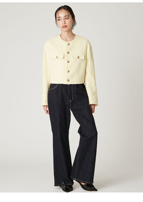 フレイアイディー FRAY I.D ボトムス 25秋冬 【Lee× FRAY I.D】フレア