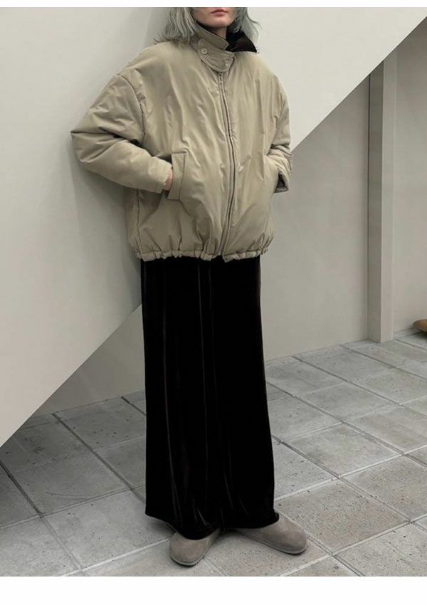 即納】 アンヌーク anuke 2026springsummer アウター Velour Collar