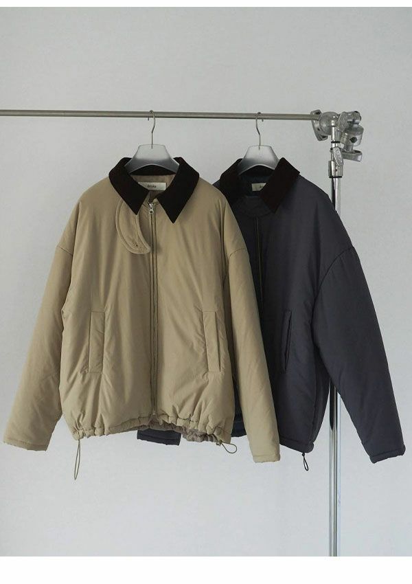 即納】 アンヌーク anuke 2026springsummer アウター Velour Collar